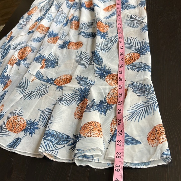 NWT Live Life on the Beach CUPSHE Comfy Vacation Pineapple Skirt - Picture 8 of 10